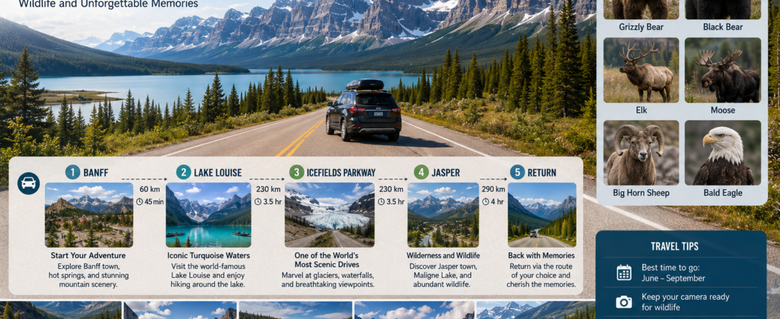 The Ultimate Canadian Rockies Road Trip: Banff, Lake Louise, Jasper and Beyond