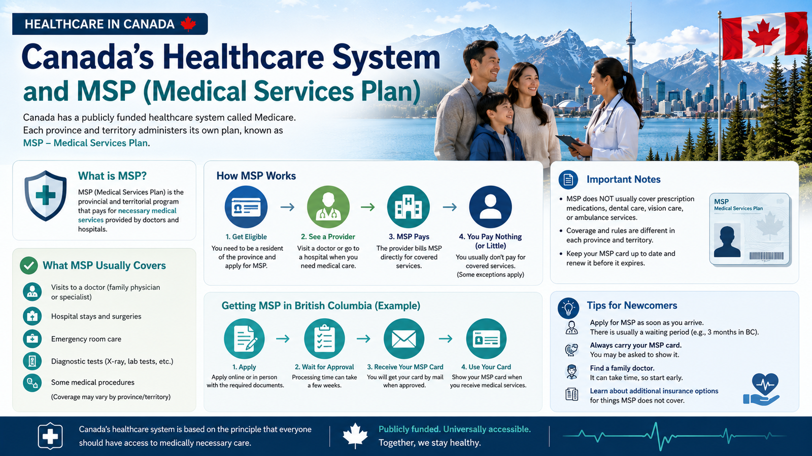 How Canada’s Healthcare System Works: MSP, Family Doctors, Specialists and Emergency Care