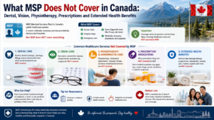 What MSP Does Not Cover in Canada: Dental, Vision, Physiotherapy, Prescriptions and Extended Health Benefits