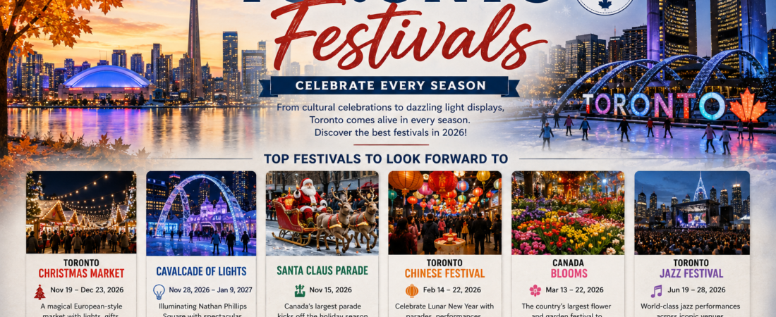 Best Toronto Fall & Winter Festivals 2026: Halloween, Christmas Markets & Free Events