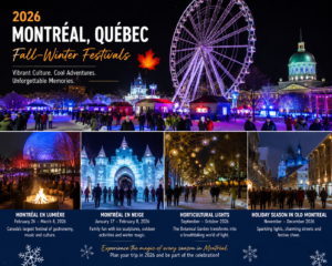 Best Montreal & Quebec City Fall and Winter Festivals 2026: Christmas Markets, Fall Colours & Free Events