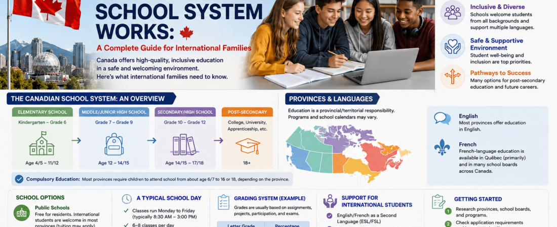 How the Canadian School System Works: A Complete Guide for International Families