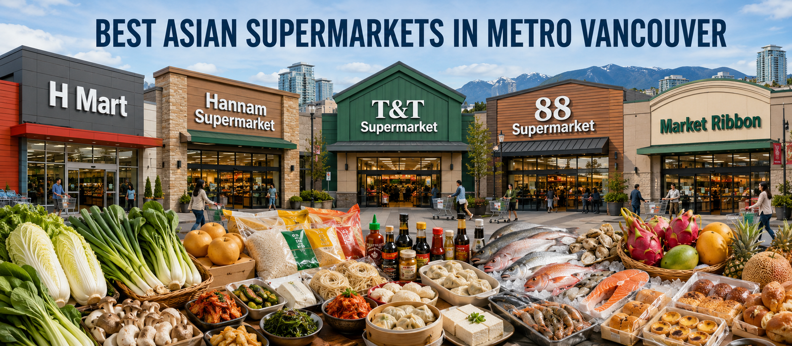 Best Asian Grocery Stores in Metro Vancouver: H Mart, Hannam, T&T, 88 Supermarket and More