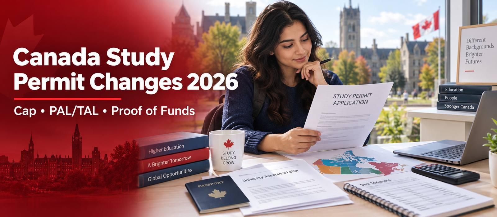 Canada Study Permit Changes in 2026: Cap, PAL/TAL and Proof of Funds