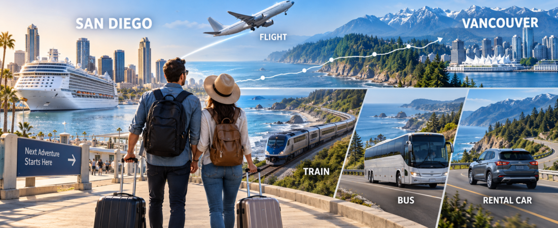 How to Return from San Diego to Vancouver After a One-Way Cruise