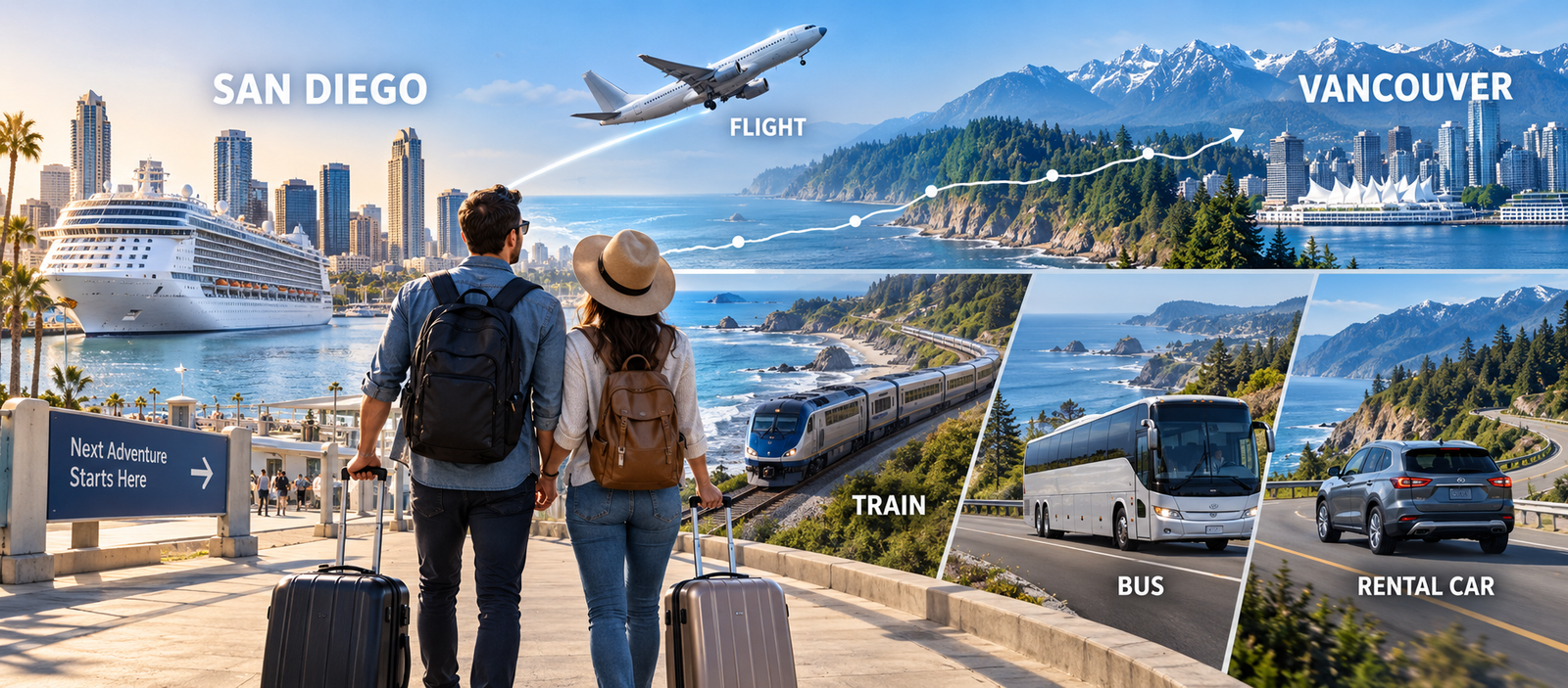 How to Return from San Diego to Vancouver After a One-Way Cruise