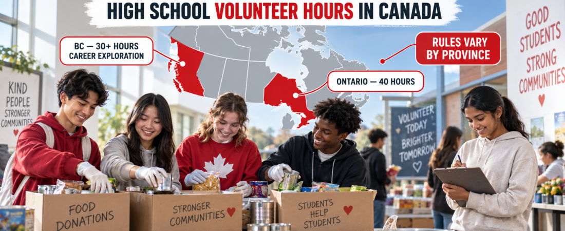 High School Volunteer Hours in Canada: Requirements by Province